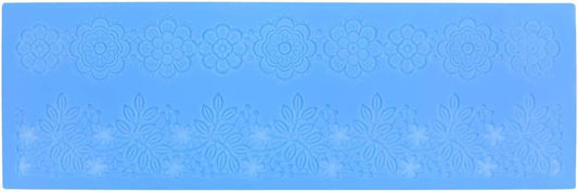 Embossing Lace Fondant Mold, Multi Circle Flowers Lace Mat Wedding, Silicone Molds for Cake Decorating Tool, Cake Lace Molds