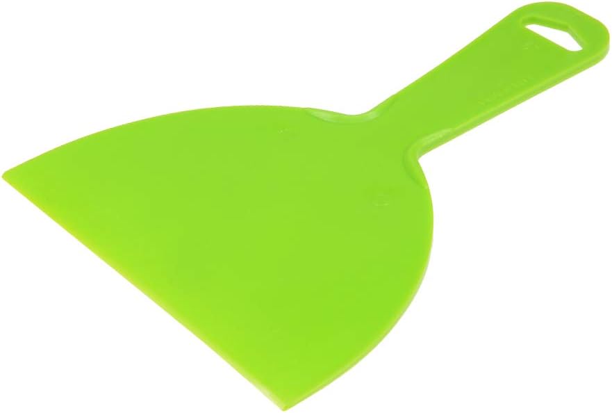 uxcell Putty Scraper 6" Plastic Flexible Putty Knives Disposable Spreader for Taping Drywall Wall Painting Green 2pcs