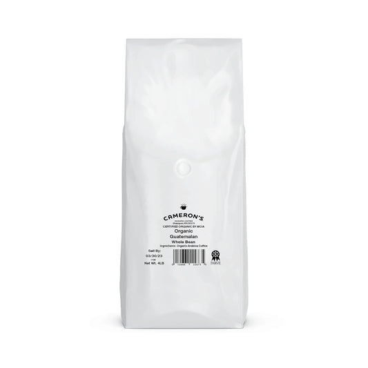 Cameron's Coffee Roasted Whole Bean Coffee, Organic Guatemala, 4 Pound