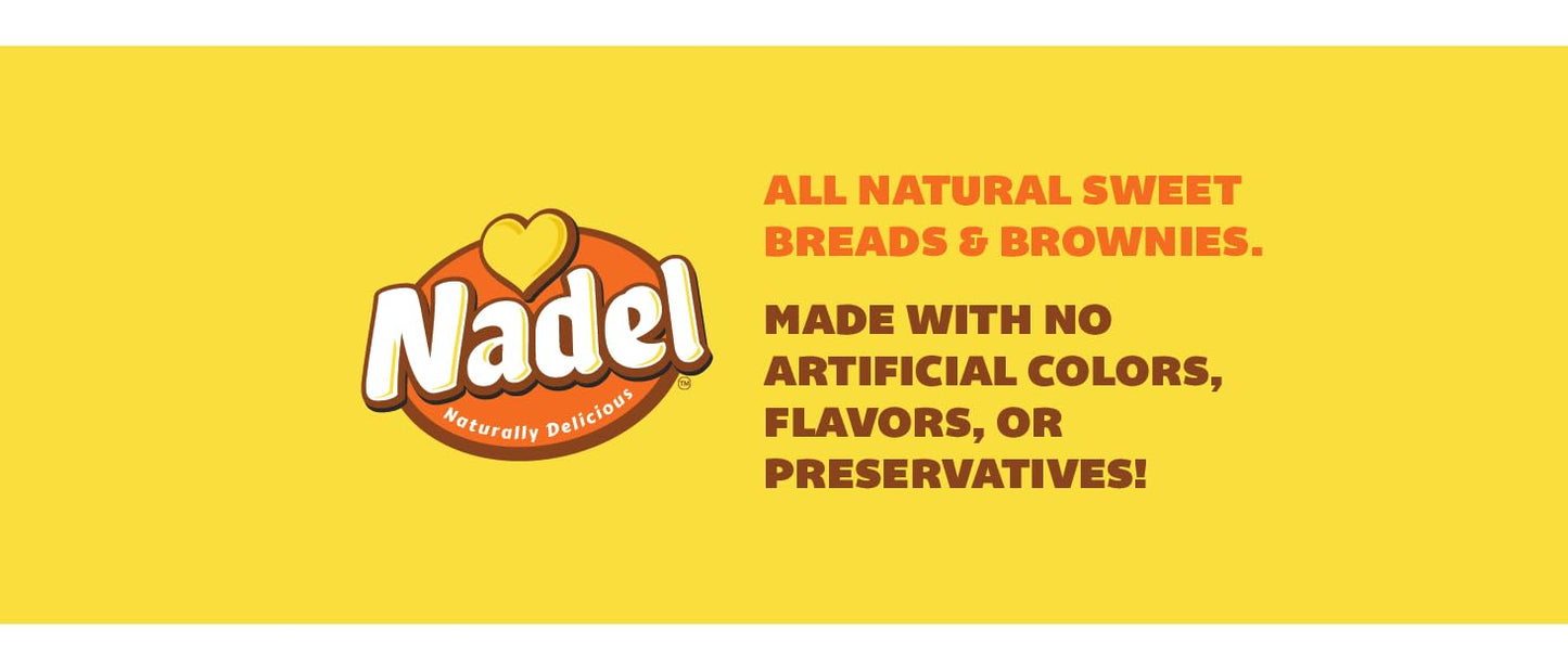 Nadel - NATURALLY DELICIOUS APPLE SPICE CAKE SLICES (12 Pack) Sweet Breads & Cakes, Back to School lunch snack, breakfast bar