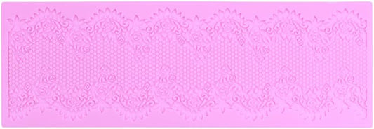 Embossing Lace Fondant Mold, Silicone Molds for Cake Decorating Tool, Multi Circle Flowers Lace Mat Wedding, Cake Lace Molds