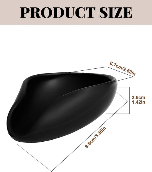 Coffee Dosing Tray, Food Grade Silicone Coffee Bean Dosing Cup for Barista Tool for Home, kitchen - Black