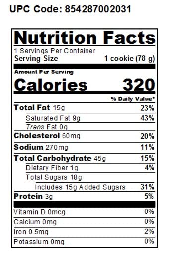 WOW Baking Company Gluten-Free Cookies, Lemon Burst, 2.75 Ounce (Pack of 12)