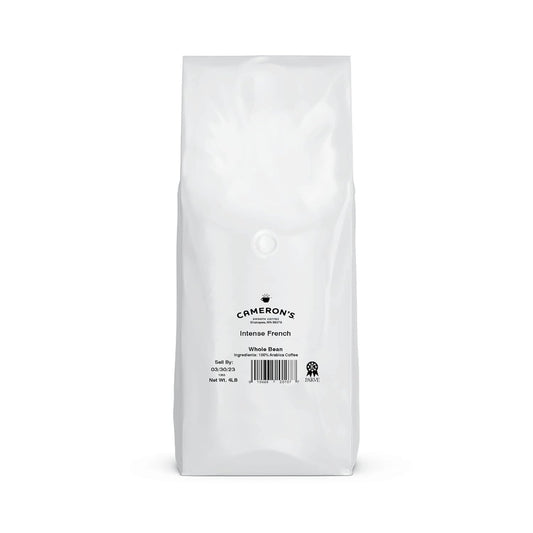 Cameron's Coffee Roasted Whole Bean Coffee, Intense French, 4 Pound