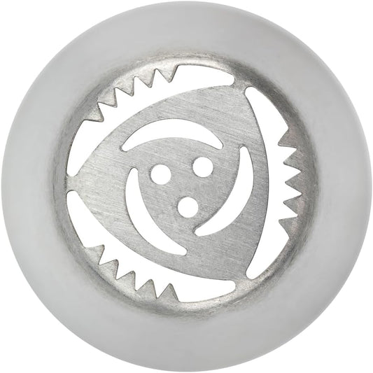 Restaurantware Pastry Tek Russian Piping Tip 1 Rose Cake Decor Piping Tip - #9 Corrosion-Resistant Stainless Steel Decorating Tip For Frosting Dishwasher-Safe Decorate Cupcakes Cakes or Cookies