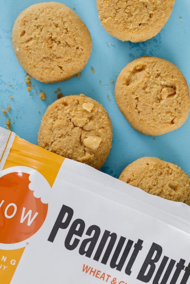 WOW Baking Company Gluten-Free Cookies, Peanut Butter, 8 Ounce (Pack of 6)