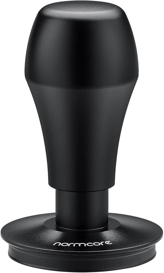 Normcore 51mm Espresso Coffee Tamper, Spring Loaded Tamper V4, Titanium PVD Coating Ripple Base, Compatible with 51mm Delonghi Dedica & La Specialista Portafilter