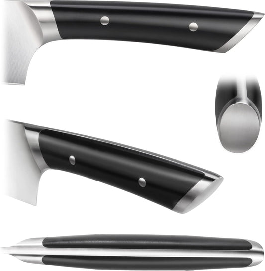 Cangshan HELENA Series German Steel Forged 2-Piece Carving Set (Black)