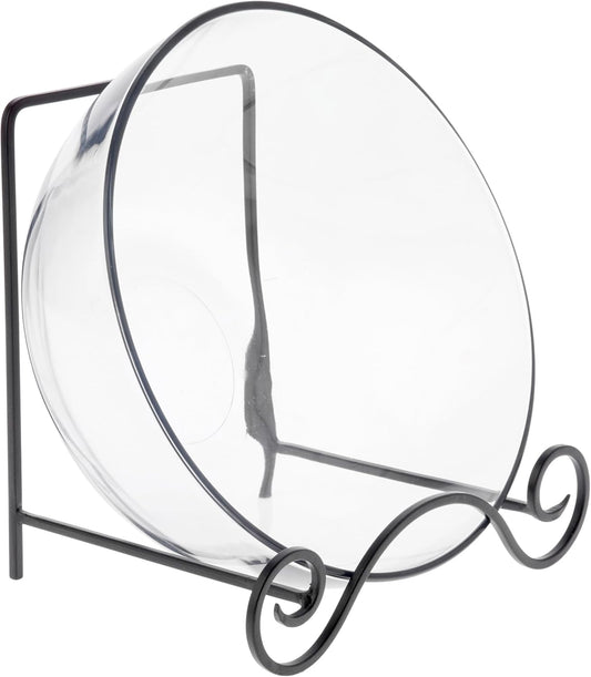 Bard's Wrought Iron Bowl or Deep Platter Stand, 9.375" H x 10.25" W x 7.625" D (For 12" - 16" Bowls or Deep Platters), Pack of 3