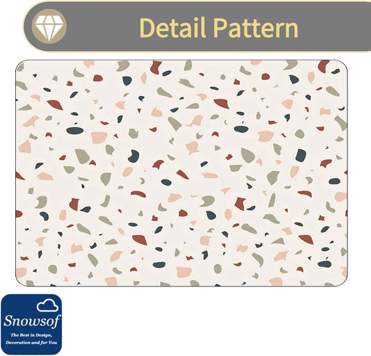 Dish Drying Mat - Absorbent Countertop Mat for Coffee Maker, Expresso Machine, Kitchen Use (01,16''×20'')
