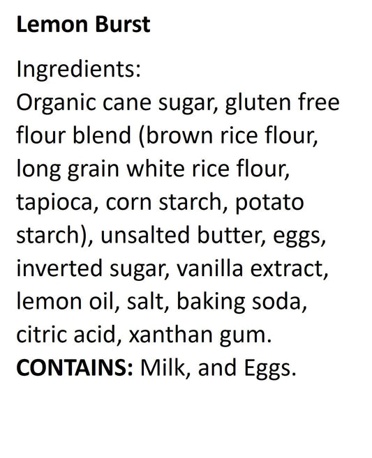 WOW Baking Company Gluten-Free Cookies, Lemon Burst, 8 Ounce (Pack of 6)