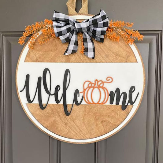 Fall Stencils 12” Hello Pumpkin Stencil Thanksgiving Stencils Autumn Gather Happy Harvest Drawing Templates for Painting on Wood Sign Doormats Door Hanger Pillow Cover