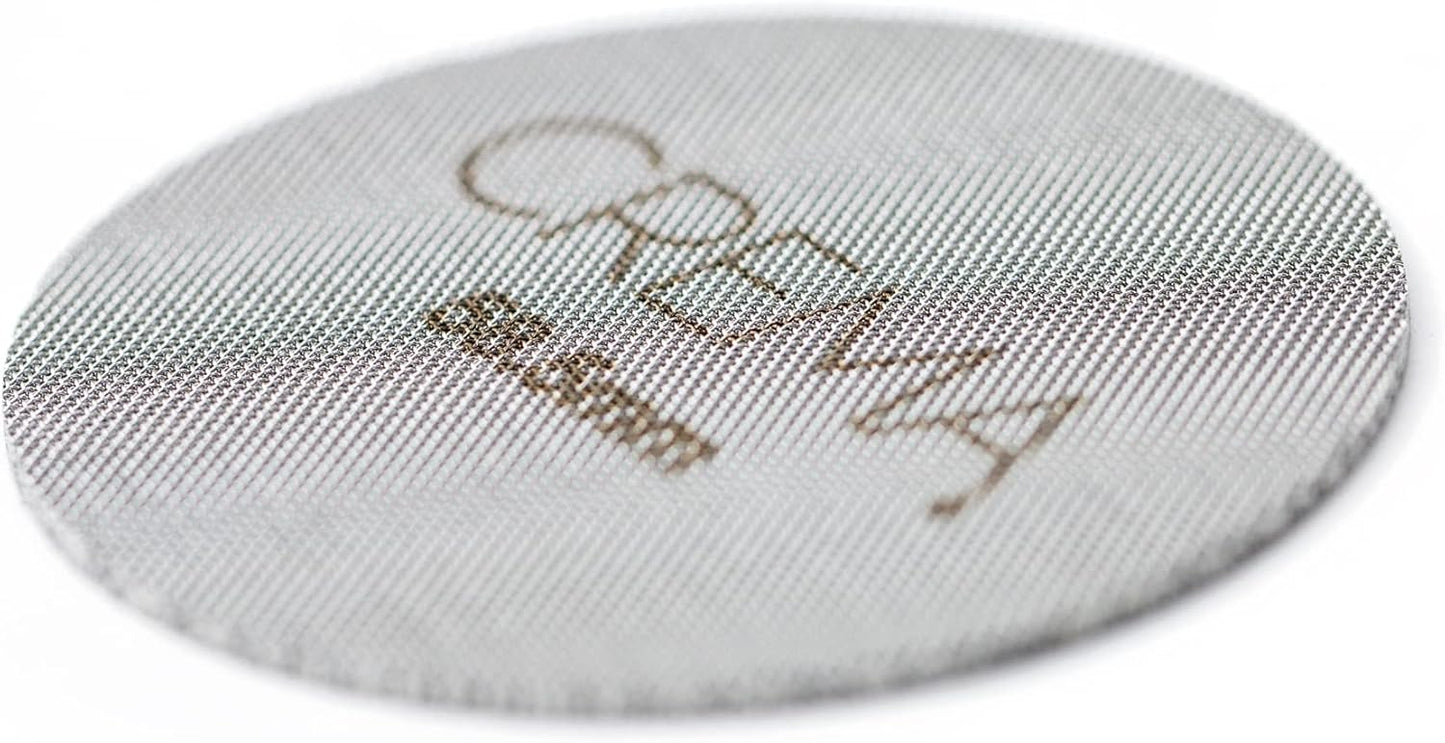 Crema Coffee Products 58.5mm Puck Screen for Barista Models | 1.7mm Thick 316L Steel Filter | Balanced Water Flow for Improved Extraction |Prevent Channeling & Reduce Maintenance|Durable,Easy to Clean