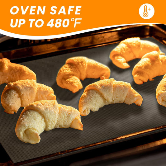 Silicone Baking Mat Roll -Reusable & Best German Silicone Mat Roll-Heat Resistant Freeze Dryer Mat Non Stick Pastry Mat Dough Rolling Mat, Non Slip Countertop Protector Mat, Cut to Size Silicone Mat