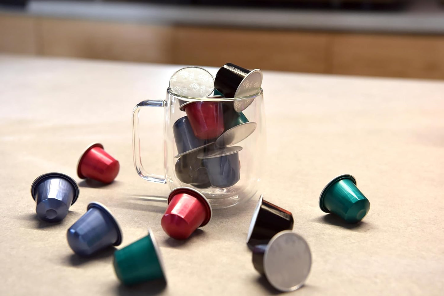 GILA Cafe Mexico aluminun coffee capsules compatible with Nespresso Original Machines Pack (6 pack x 10), 60 count