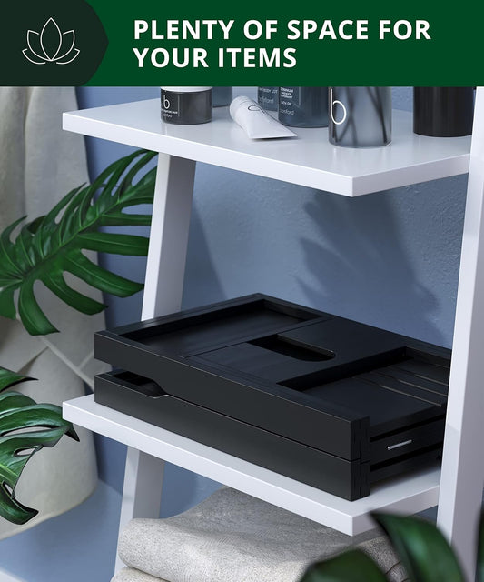 ROYAL CRAFT WOOD Premium Foldable Bathtub Tray - Wood Bath Tray for Tub, Bamboo Shelf, Expandable Bath Table Trays, Bathtub & Bathroom Accessories for New Home & Mothers Day & Birthday Gifts for Mom