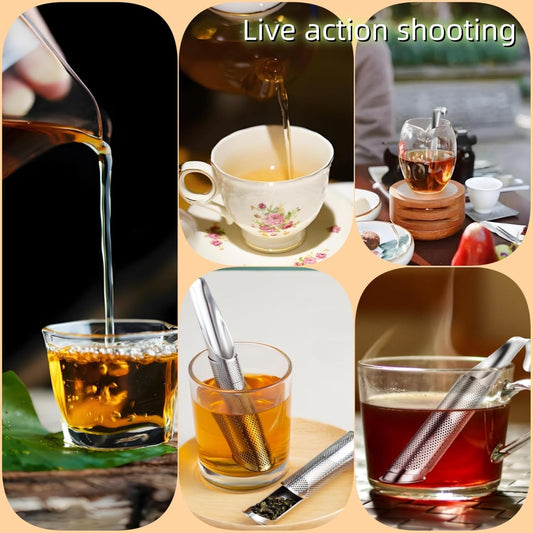 Tea Diffusers For Loose Teaļ¼Stainless Steel Tea Infuserļ¼Tea Steeper For Loose Teaļ¼Tea Infuser For Loose Leaf Tea Office, Home, Travel Are All Good Choices(1*tea strainer,1*Cleaning brush)