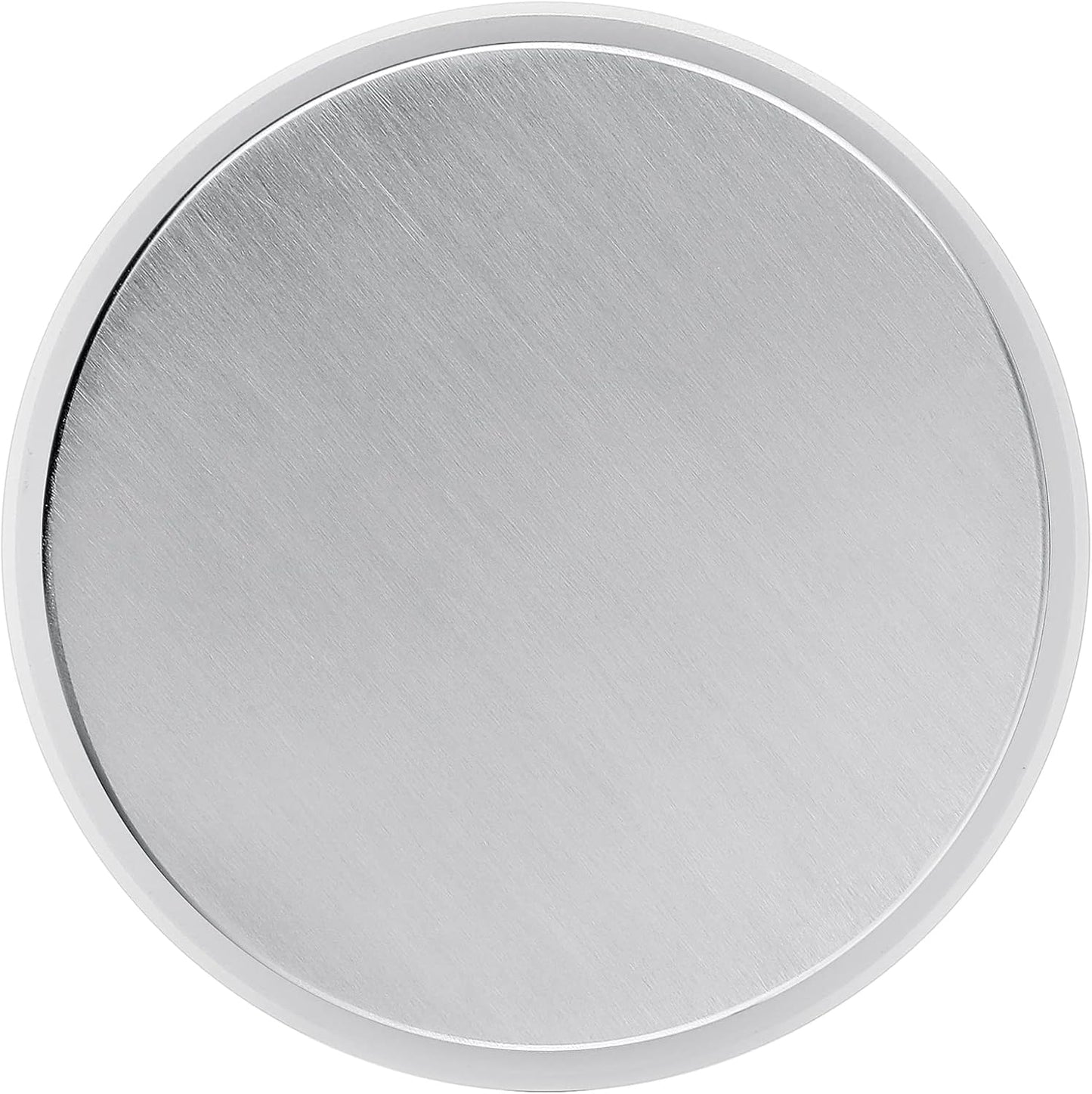 Normcore 51mm Espresso Coffee Tamper V4, Spring Loaded Tamper With Stainless Steel Flat Base, 15lb / 25lb / 30lbs Replacement Springs, Anodized Aluminum Stand, Non-stick coating White