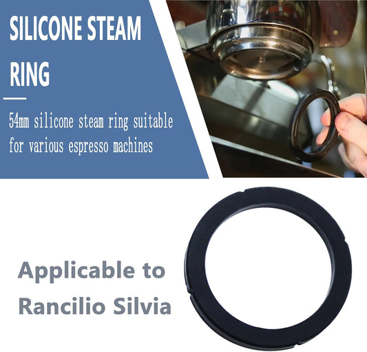 Espresso Machine group gasket Fits for Rancilio Silvia Group Head Gasket,Group Head Gasket for Espresso Machine Repair Kit Replacement(4 Pcs)