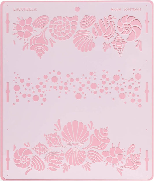 Cake Stencil for Buttercream Cake, Royal Icing, Ganache, Painting, Art and Crafts (Marin)
