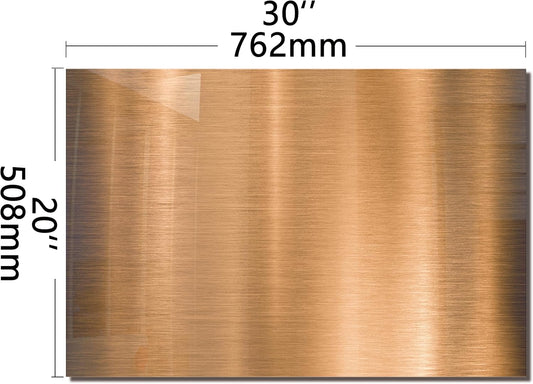 DAIFURONGE Tempered Glass Backsplash For Kitchen Behind Stove, Stove Backsplash Top Cover,Easy to Clean Glass Splashback, Sink Cover Splash Guard, Kitchen Wall Decor (30"x20"(76.2x50.8cm))