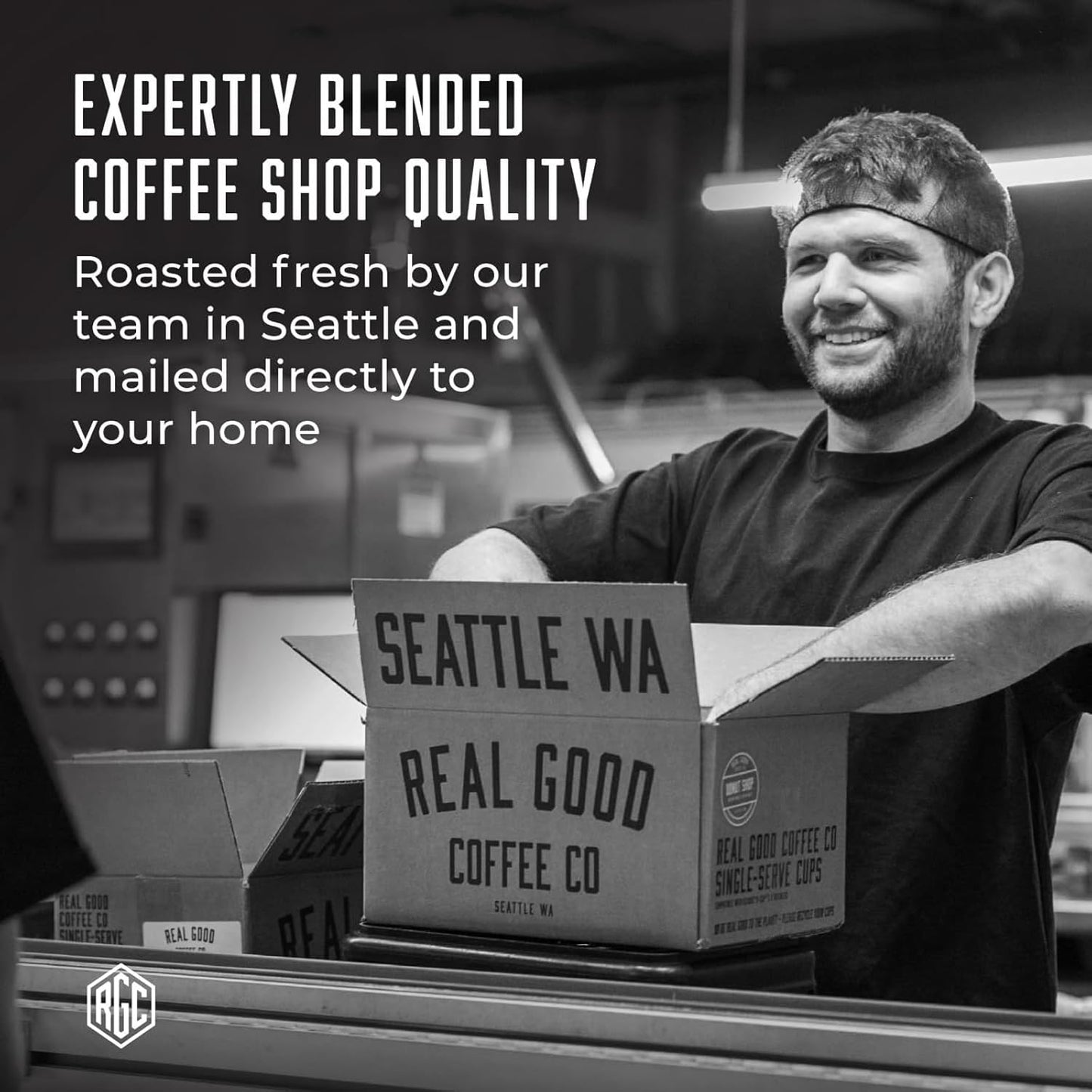 Real Good Coffee Company Uganda Light Roast Coffee Beans - 2 Lb Single-Origin Arabica - Grind at Home, Brew Your Way - Uganda Coffee Whole Bean