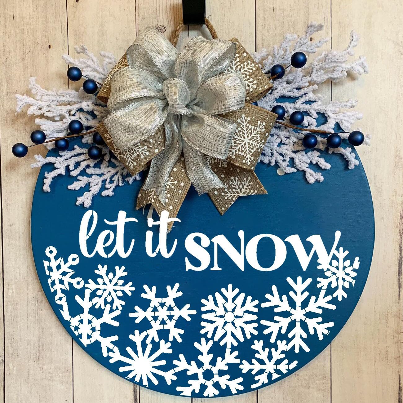 Christmas Stencils 12” Xmas Stencil for Wood Christmas Stencil for Painting Holiday Stencils Merry Christmas Believe Drawing Templates Half Round Stencil for Door Hanger Porch Wreath Home Decor