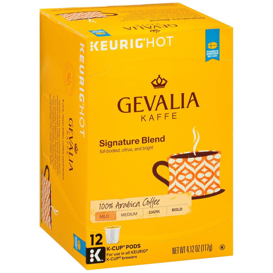 Gevalia Cappuccino Keurig K Cup Pods with Froth Packets 5.98oz (24 Count, 4 Boxes)