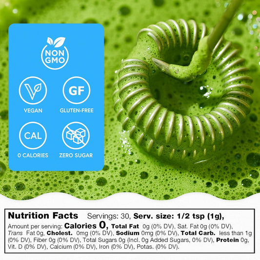 Matchabar Matcha Powder (80g) - Ceremonial Grade Authentic Japanese Matcha Green Tea Powder - Matcha Green Tea Powder Harvested in Japan - Matcha Tea Powder Latte - Zero Sugar, Vegan & 0 Calories