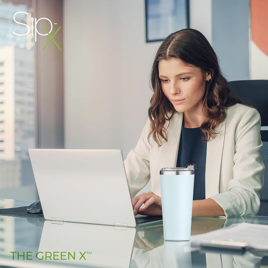 SIPX™ Triple-Insulated Tumblers - 16oz. Premium Modern Tumbler With Lid, insulated Cup Keeps Hot For 6 Hours, Stainless Steel Tumbler Made Of Sustainable Material, Coffee Travel Mug For Home & Office