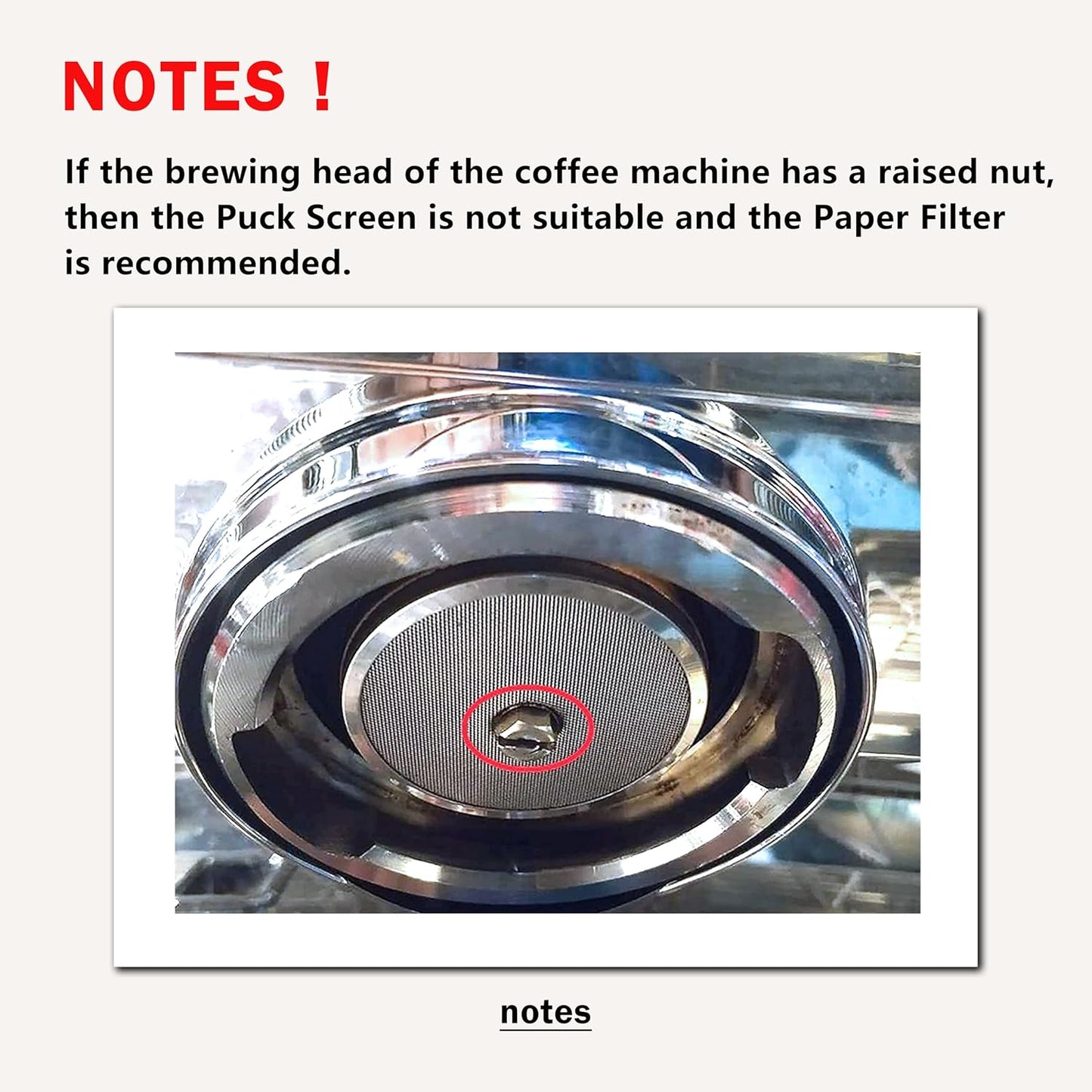 NEOUZA V4 Espresso Puck Screen 0.8mm Thickness Honeycomb Mesh Double Layer Black Protective Coating for Coffee Portafilter Basket (2, Black and Silver, 58mm)