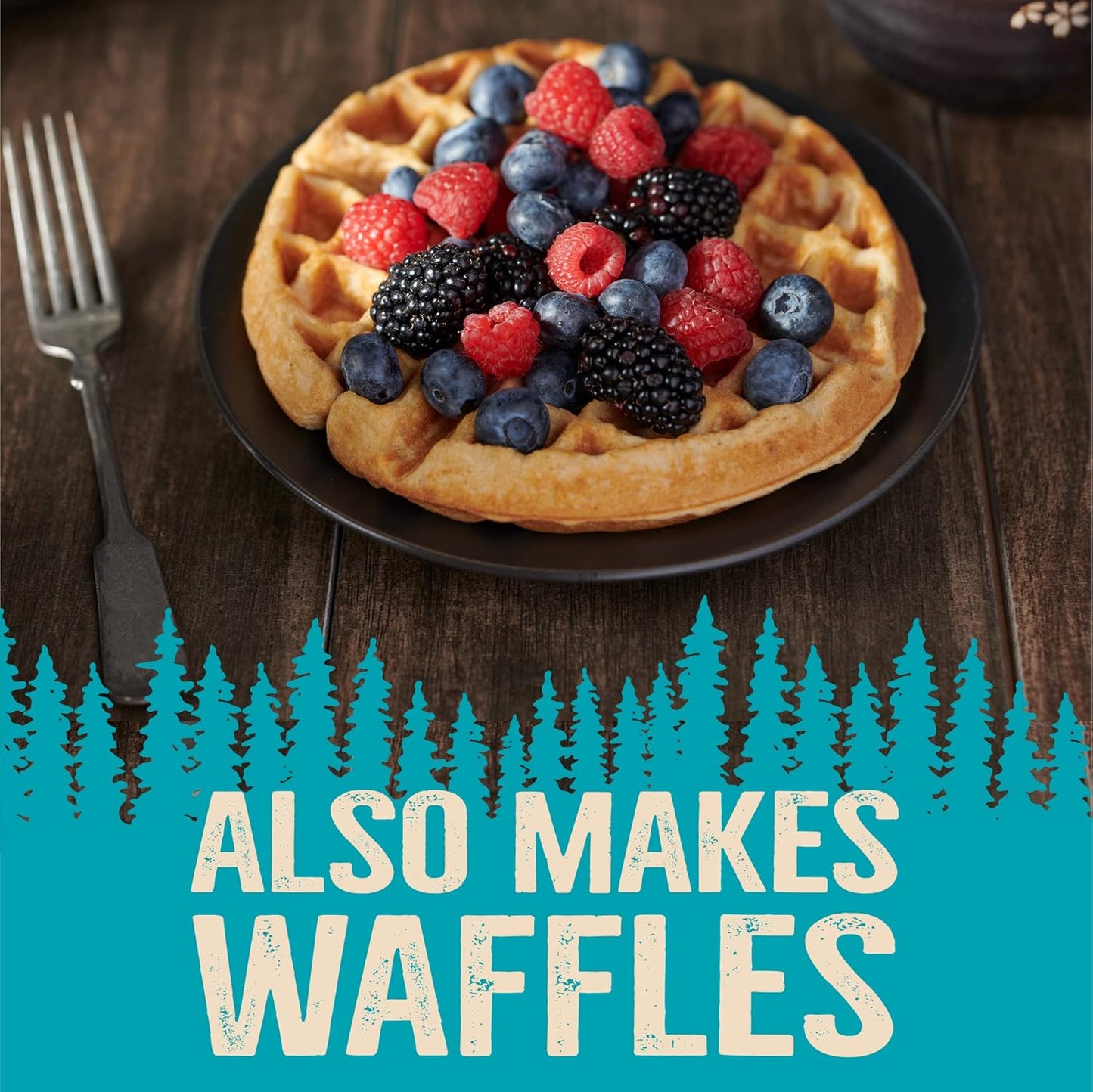 Krusteaz Protein Pancake Mix, Buttermilk Pancake Mix, 100% Whole Grain Flour & 15g of Protein Per Serving, Also Makes Waffles, Just Add Water (1.25 Pound (Pack of 4))