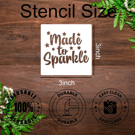 Baby Shower Stencils for Onesies Reusable 3” Baby Stencils for Crafts Fabric Clothes Bibs