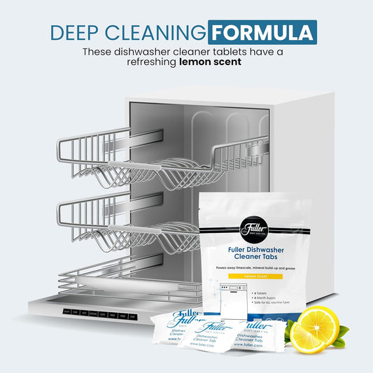 Fuller Dishwasher Cleaner Tabs - Lemon Scent (2)