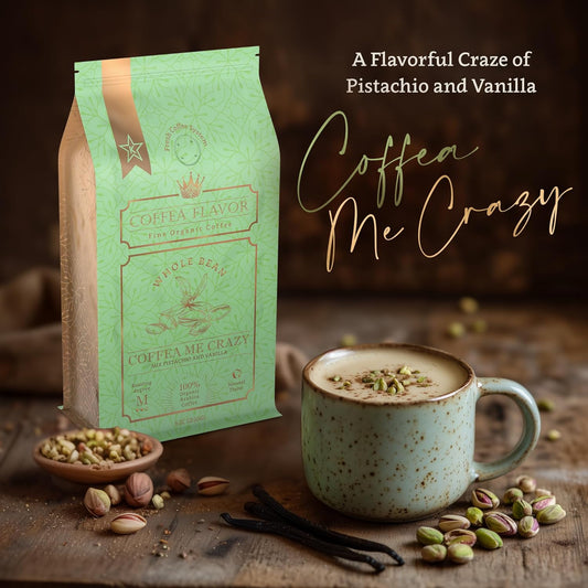 Flavored Ground Coffee – Organic 100% Arabica, Single Origin, 16oz Bags – by Coffea Flavor (standard, Coffea Me Crazy)