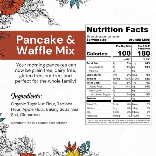 eat G.A.N.G.S.T.E.R. Vegan Pancake & Waffle Mix - Allergy-Friendly Baking Mix, Grain-Free, No Dairy, Nuts, Gluten, Dairy - For Paleo & AIP Diets, Fluffy Pancake & Crispy Waffle Breakfast Food, 3 Pack