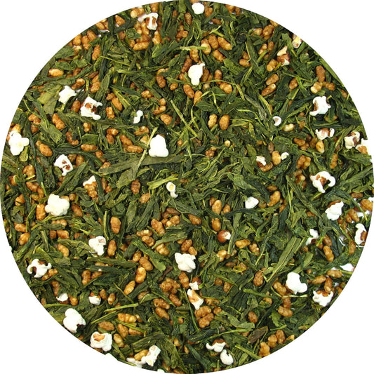 Organic Premium Genmaicha Popcorn Green Tea helps the stomach to digest – 3 Oz Bag