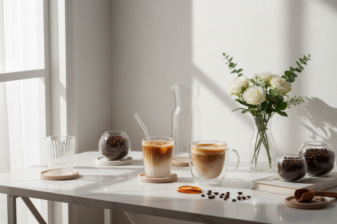 How Aesthetic Home Café Glassware Instantly Upgrades Your Daily Routine