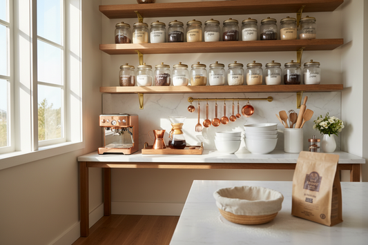 How an Organized Kitchen Makes Baking and Coffee Easier