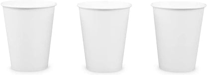 Paper Cups 12 oz 200 Pack for Coffee & Tea Made in USA | Bulk 200 Count for Home, Office, Restaurants & Parties | Recyclable Disposable 12 Ounce To-Go Cups for Hot Drinks