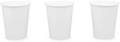Paper Cups 8 oz 200 Pack for Coffee & Tea 8 oz Made in USA | Bulk 200 Count for Home, Office, Restaurants & Parties | Recyclable Disposable 8 Ounce To-Go Cups for Hot Drinks