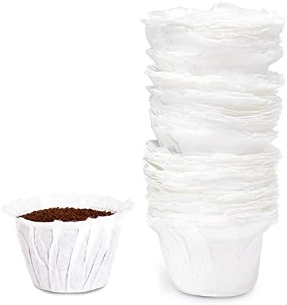 Cafe Filters Paper Liners for Reusable K Cup Coffee Pods by Perfect Pod - Fits All Brands, Compatible With All Refillable Capsules - Disposable Paper Filters (200-Ct)