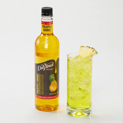 DaVinci Gourmet Classic Pineapple Syrup, 25.4 Fl Oz (Pack of 2)