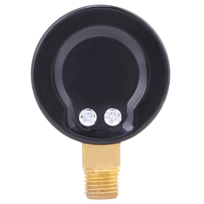 1/4" NPT 100Psi Steel Economical All Purpose Pressure Gauge with Brass Internals 2" Dial Display Bottom Mount
