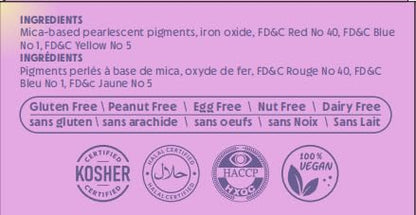 Nomeca Edible Glitter for Drinks Cakes, 8 grams Food Grade Luster Dust Sprinkles Glitter for Cake Decorations, DIY Cocktails, Beverages & Cake Decorating, Dessert Cake Topper (7-Shimmer Gold)