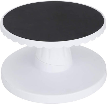 Topyond Cake Turntable for Decorating, 9.1in Adjustable Cake Spinner Stand, Nonslip Cake Turn Table, Rotating Cake Stand for Baking Cake Decorating Supplies