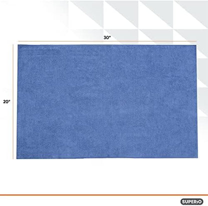 Superio Microfiber Squeegee Mopping Towel Extra Large Miracle Cloth 20 x 30 Streak Free Microfiber Floor Cloth-Rag for Cleaning House, Kitchen, Bathroom-Scratch Free- 6 Pack