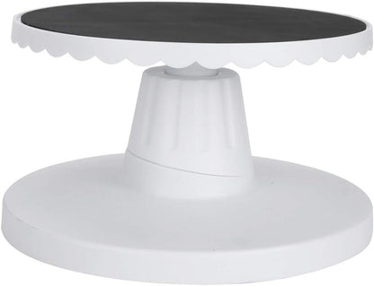 Topyond Cake Turntable for Decorating, 9.1in Adjustable Cake Spinner Stand, Nonslip Cake Turn Table, Rotating Cake Stand for Baking Cake Decorating Supplies