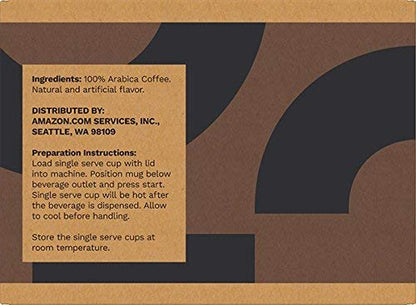 Amazon Brand - Solimo Light Roast Coffee Pods, French Vanilla Flavored, Compatible with Keurig 2.0 K-Cup Brewers, 100 Count