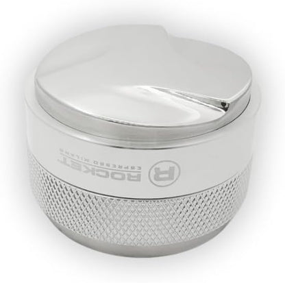 2 in 1 Tamper & Leveler for Rocket 58mm. Silver